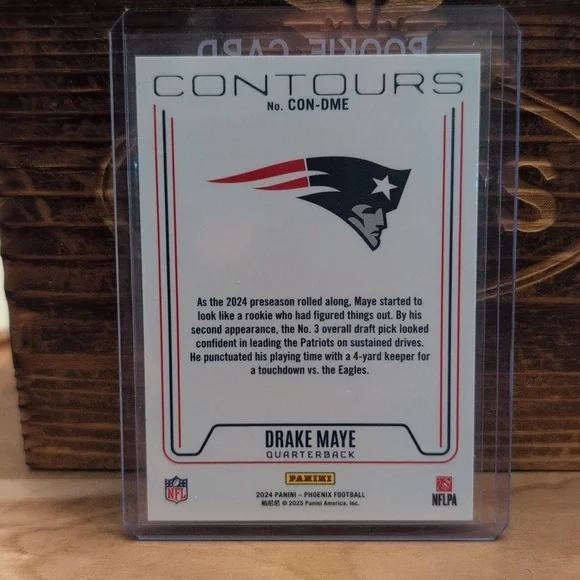 2024 Panini Phoenix Drake Maye Contours Rookie Card Patriots MVP? - Picture 2 of 2